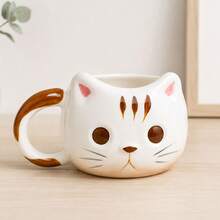 HappyWare Original Kawaii Cat Coffee Mug - White - View 4