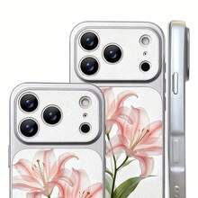 Étui de téléphone à couverture complète en TPU avec imprimé bouquet floral rose, compatible avec Apple 18 Pro Max/17 Pro Max/16 Pro Max/15 Pro Max/14 Pro Max/13 Pro Max/12 Pro Max/11 Pro Max/Galaxy S26 S25 S24 Ultra S24 Plus S24 FE S23 S22 A55 A54 A53 A52 A50 A30 A42 A35 A34 A33 A25 A24 A20 A30 A15 A17/ Smart 8/ Hot 40i/Spark 20/Spark 20C/ 2024/ Honor X9A X9B X9C X9D X5 X5B X5C X6A X6B X6C X6D X7A X7B X7D X8A X8B X8C X8D X9A X9B X9C 400Lite 600 600Pro 600 Lite - Argent - Voir 2