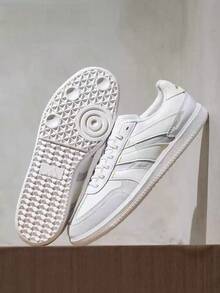 Adidas Unisex PREDATOR FREESTYLE Flat Ground & Off-Court Casual Football Sneakers - White/Gray - View 2