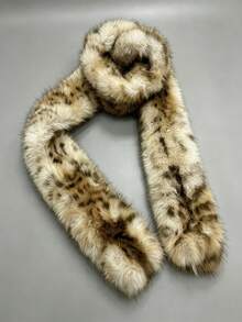 Women's Leopard Print Scarf, Fashionable Neck Scarf And Collar Style Winter Accessory, Long Animal Pattern Shawl, Suitable For Autumn/Winter Outfits, Soft Touch Layering Piece, Applicable For Daily Wear, Street Style, Travel, Holiday, Party, Gifting And Cold Weather Styling - Multicolor - View 15