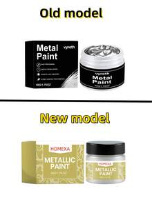 Water-Based Silver Metallic Paint With Brush, Rust-Proof And Corrosion-Resistant Metal Refurbishment Coating, High Coverage Water-Based Silver Metallic Paint, Suitable For Metal Doors, Pipes, Fences, Iron Furniture, Car Parts, Repairing Rusted Surfaces, Indoor And Outdoor Protective Metal Refurbishment Coating (New And Old Models Randomly Shipped) - Quick-dry Silver Metallic Paint - View 12
