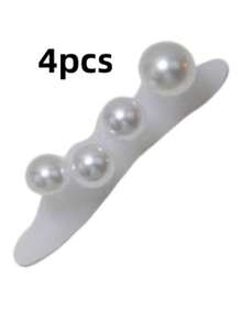 4/2/1pc Pearl Bubble Toe Separators, Round Head Toe Spreading Design, Non-Stick Nail Polish Coating Toe Separators, Portable Nail Art Tool, Suitable For Salon Or Home Foot Care Nail Painting - Multicolor - View 11