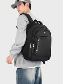 Durable Multi-Compartment Backpack, Fits 15.6 Inch Laptop, Lightweight Breathable Shoulder Straps, Suitable For Students, Daily Commute, Short Trips, Business Travel, Unisex Large Capacity Storage School Bag - A - View 4