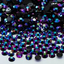 4MM5020PCS Jelly AB Colorful Circular Flat Bottom Resin Rhinestone Flat Bottom Crystal Diamond Nail Art Handmade DIY Fabric Decorative Diamond - 4mm-5020PCS - View 34