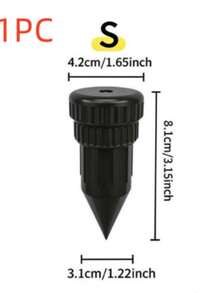 1/2pcs Realistic Key Concealed Sprinkler, Waterproof Key Box For Outdoor Garden Patios, Easy To Insert Into Key Box For Outdoor Garden Patios, Easy To Insert Int…Undergr - Black - View 10