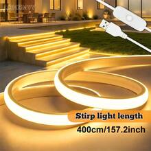 Warm Light Flexible Neon LED Strip, With Shaping Function, USB Interface Button Switch Brightness, Suitable For Indoor Decoration Patterns, Kitchen Lighting Mirror Fill Light, A Gift For Girlfriend To Make Her More Beautiful - Multicolor - View 21