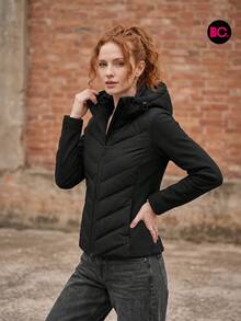 Big City Women Lightweight Jackets - Black - View 3