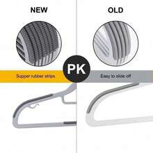 10pcs/5pcs Home Short Neck Hangers, Space-Saving, Non-Slip, No Mark, Anti-Bump, Suitable For Skirts, T-Shirts, Shirts, Coats, Pants, New Design Short Style, Anti-Shoulder Angle, Suitable For Suits, Dresses And More - Multicolor - View 8