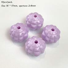 16mm UV Plated Through-Hole Solid Color Pineapple Bead Color DIY Jewelry Mobile Phone Chain Keychain Bead Material Accessories - Multicolor - View 30