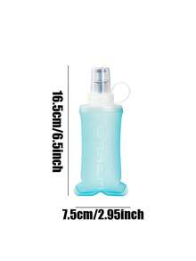 WRELS 1pc/2pcs 150/250/500ML Lightweight Collapsible Squeeze Water Bottle, Suitable For Marathon Sports, Made With Heat-Press Technology, Odorless Cold Water Bottle - Multicolor - View 10
