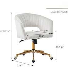 Office Chair - Cream - View 6