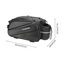 Bike Bicycle Rear Rack Pannier Bag Waterproof Bicycle Seat Case Carrying Bag - A - View 2