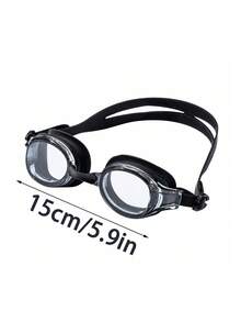 Adult Swimming Goggles, 4 Color Options, Transparent Lenses With Oval Frames, Adjustable Split Strap And Side Buckle Design, Suitable For Daily Swimming, Pool Training And Leisure Swimming - Pink - View 7