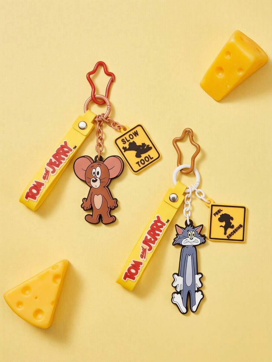 TOM & JERRY Keychain, Bag Decoration, Bag Hanger Chain - Multicolor - View 1