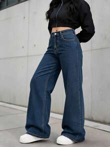 Women Jeans - Blue - View 2