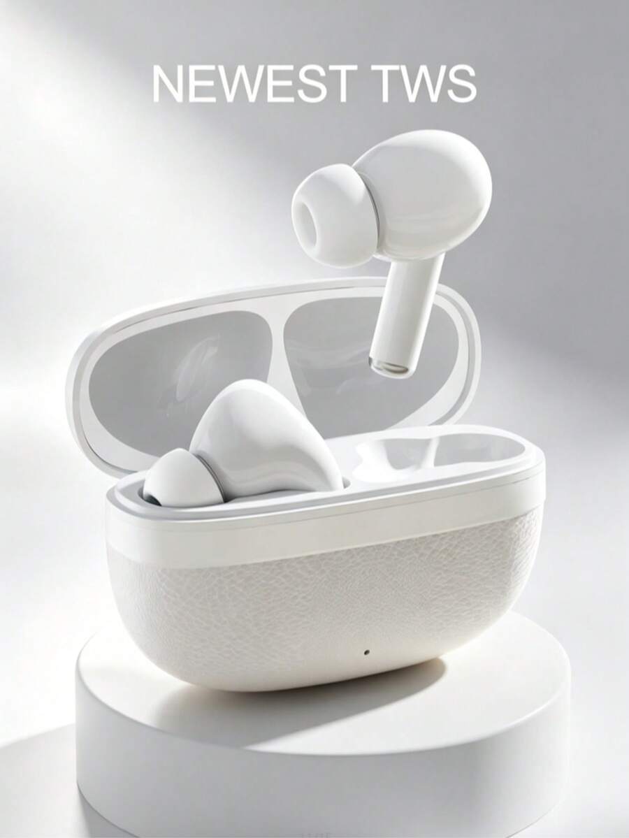 TWS True Wireless Bluetooth Earbuds, HiFi Stereo Earphones, Noise Cancelling Sports Earbuds With Microphone, Compatible With Smartphones - View 1