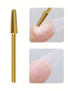 Nail Art Tungsten Carbide Nail Drill Bit Electric Manicure Drills For Milling Cutter Nail Burr Professional DIY Manicure Tool Accessories - Gold - View 2