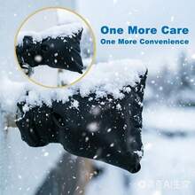 2pcs Outdoor Water Faucet Cover For Winter Freeze Protection Pipe Insulation Insulated Spigot Backflow Cover - A - View 2