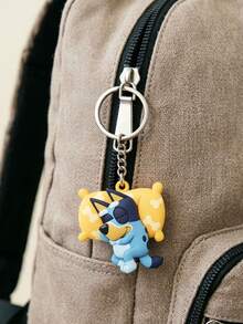 MASSDI Cartoon Key Ring, Napping Character Key Pendant With Cushion Decor, Smooth Waterproof Surface, Anti-Scratch And Fade-Resistant Coating, Portable Hanging Ornament For Daily Keys And Bags, Premium Gift Choice For Cartoon Enthusiasts - Keychain - View 1