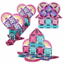 Children's Magnetic Building Blocks Toy, Can Be Freely Combined. An Educational Magnetic Toy That Stimulates Children's Hands-On Ability - Multicolor - View 4
