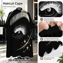 1 buah Celemek Salon Rambut, Cocok Untuk Penata Rambut Salon, Penata Rambut dan Peralatan Tata Rambut, Celemek Tata Rambut Profesional Dengan Motif Emas dan Peralatan Tata Rambut, Desain Asimetris, Cocok Untuk Pemangkasan Harian, Proses Penataan, Pekerjaan Layanan Pelanggan, Gaya Datar 2D - MultiWarna - View 8