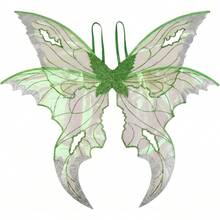 Adult Fairy Tale Style Outfit With Colorful Butterfly Wings, Perfect For Halloween Costume, Theme Party And Stage Performance - Multicolor - View 6