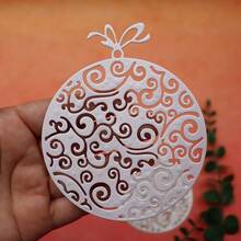 1pc Christmas Christian Cutting Die, Christmas Bell, Suitable For Holiday Decoration, Scrapbooking, Paper Craft, Handmade Card Making, Elegant Scrapbook, Wedding, Birthday And Other Occasions - Christmas - View 3
