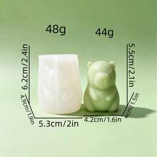 Q-Version Capybara Silicone Mold DIY Handmade Candle Aromatherapy Plaster Soap Silicone Mold - White - View 6