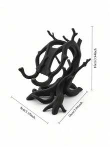 Creative Branch-Shaped Phone Stand Set (2pcs) - Rustic Branch Design Desktop Phone Holder - Portable Smartphone Stand - Suitable For Home And Office Decor - Multicolor - View 3