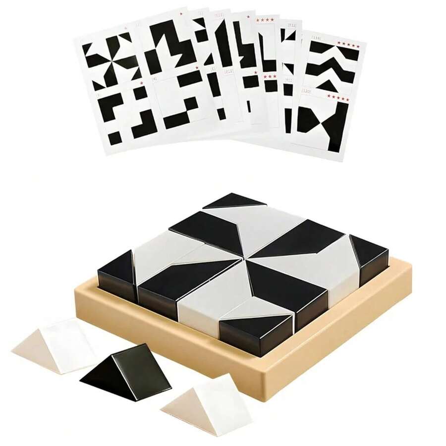 Kids Brain Teasers - Hidden Blocks Puzzle - View 1