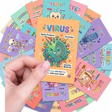 36 Cute Anatomy Organs & Cells Educational Text Cards, Learning Bento Gift Cards - Multicolor - View 1