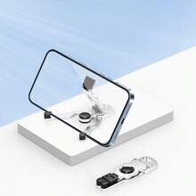 1pc-360° Rotating Folding Desktop Stand, Non-Slip Silicone Protection Multi-Position Support, Suitable For Smartphones, Tablets, Home, Work, Travel - A - View 9
