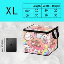1pc Squish & Squeeze Cute Theme Storage Box, Foldable Soft Fabric With Zipper, Multiple Patterns And Sizes Available, Multi-Functional Storage Bag, Suitable For Storing Clothes, Towels And Bedding - A - View 15