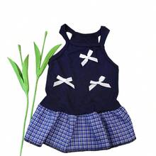 1pc Breathable Dog Tank Dress, Anti-Shedding Tank Top For Small Dogs And Cats, Dropshipping - Blue - View 8
