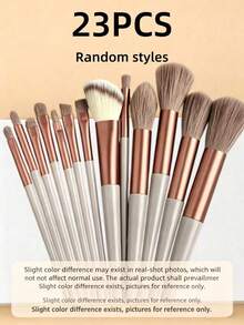 33/23/20pcs Makeup Brush Set - High-Quality Synthetic Fiber Eyeshadow Blending Brushes And Makeup Tools - Multicolor - View 12