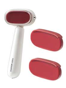 1 Set Double-Sided Foot Callus Remover, Replaceable Stainless Steel Blade Foot Scraper, Portable Manual Dead Skin/Corn Remover, Heel Exfoliating Pedicure Tool, Suitable For Thick Hard Cracked Skin, Includes Foot File And Replacement Heads - Regular Model - View 16