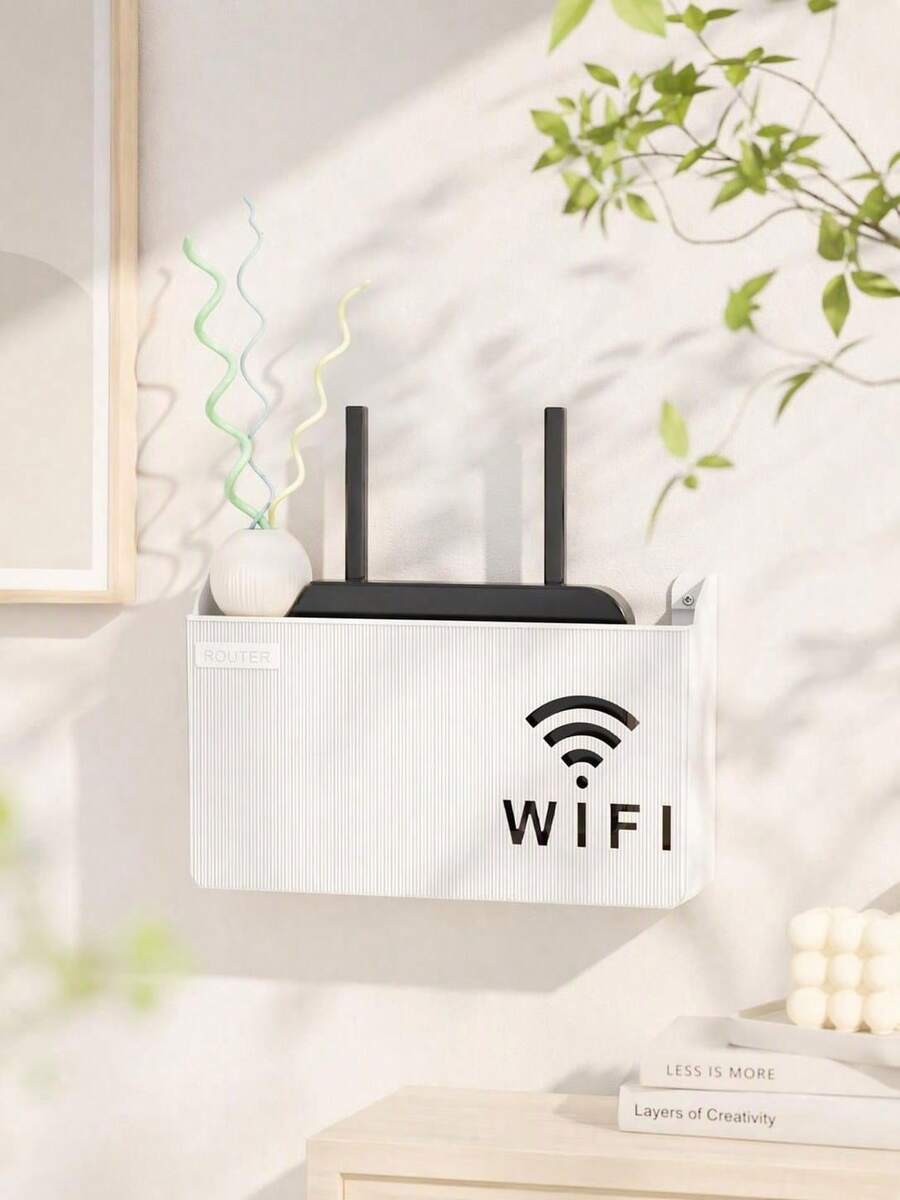 1 cái giá đựng router bằng nhựa