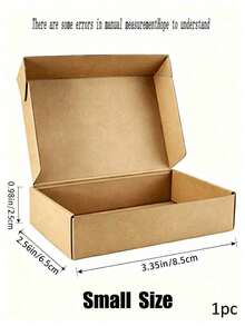 1/5/10/20pcs - Brown Cardboard Mailing Box, Suitable For Small Businesses; Medium Sized Cardboard Gift Box, Used For Packaging Mailing Gifts - Gift Packaging - Small Gift Packaging - Multicolor - View 13
