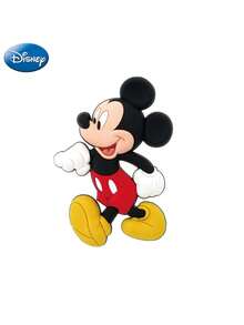 Monogram 1PC Disney Officially Licensed Mickey And Minnie PVC Fridge Magnet 2 Optional Styles Cute Cartoon Character Magnetic Ornament Decor For Refrigerator Locker Whiteboard Lovely Collectible Gift For Disney Fans - M - View 12