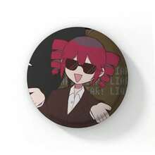 Pop Virtual Singer Kasane Soft Button Pins Cute Cartoon Girl Badge Round Brooch On Backpack Accessories Jewelry Gift For Friend Cartoon Badge Creative Anime Figure Pins - 58 mm - View 36
