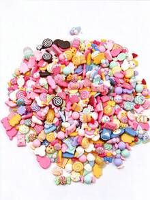 10/30/32pcs Resin Jewelry Set Mixed Resin Craft Materials, Suitable For DIY Crafts And Scrapbooking (Random Color And Style) - Multicolor - View 2