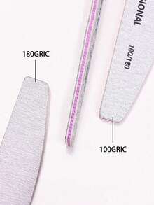 1000pcs Nail Files, 100/180 Grit Nail Files And Buffing Blocks, Professional Double-Sided Sandpaper Manicure Tools, Suitable For Acrylic Nails - A - View 8