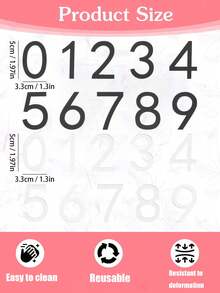 High Quality Standalone 3D Acrylic Mailbox Number Plate, 0-9 Acrylic Number Address Sign Sticker, Self-Adhesive, Weather-Resistant, Raised 3D Effect. Use These Address Numbers To Make Your Location Clearly Visible. Suitable For Various Places Such As Homes, Gardens, Mailboxes, Warehouses, Offices, Apartments, Hotels, Restaurants, Cafes, Parking Lots, Commercial Buildings, And More. - Number - View 3