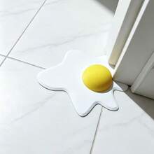 1pc Creative Egg-Shaped Anti-Pinch Door Bottom Pad, Non-Slip Floor Door Stopper, Baby Anti-Pinch Door Stopper Easy To Install - Multicolor - View 3