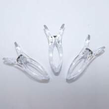 13pcs Heavy Duty Transparent Plastic Spring Clamps, Strong High Load Bearing Multi-Function Fixing Clips, Suitable For Balloon Arch Setup, Birthday Party Backdrop Decoration, Handicrafts, Woodworking Clamping, Photography Backdrop, Durable Non-Slip Base Design, Universal Large Size Fixing Accessories For Party Decor - Multicolor - View 9