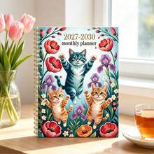 Perencana Tanggal Terbaru 2027-2030 - Rencana 4 Tahun Buku Catatan Spiral A5 Perencana Tanggal Terbaru 2027-2030 - Rencana 4 Tahun Buku Catatan Spiral A5 - Beraneka warna - View 10