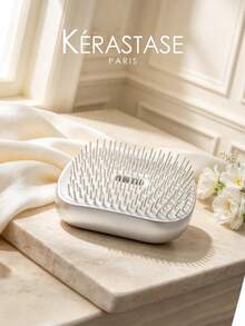 Kérastase 銀色折疊旅行髮梳 便攜迷你按摩梳 - 白色 - 查看 2