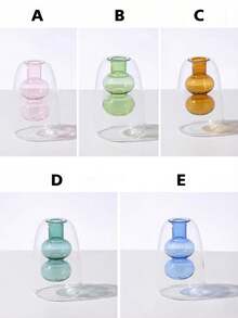 1 Transparent Glass Aromatherapy Essential Oil Diffuser Bottle – Household Storage Container - Multicolor - View 11