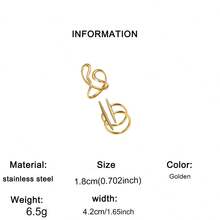 1 Set Stainless Steel Women's Open Ring Set, Geometric Line Wave Adjustable Finger Rings, Double Point Metal Bar & Asymmetrical Twisted Line Elements, Niche Avant-Garde Cool Style, Gold Color, Teacher, Women's Accessory, Suitable For Daily Wear, Vacation, Street Outings, Can Be Used As Birthday Gift, Avant-Garde Minimalist Design, Easily Create Personalized Fashionable Outfit - Ring Set - View 10