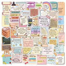 50pcs Inspirational English Quotes Stickers For Decorating Planner, Phone Case, Notebook, Diary, Tablet, Scrapbook, Planner, Luggage, Guitar, Skateboard, Violin - Inspirational English Quotes - View 3
